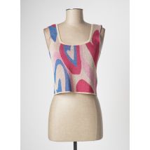ANGELA DAVIS - Pull beige en viscose - Femme - Taille 38 - Modz