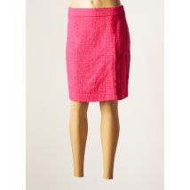 CARACTERE - Jupe mi-longue rose en coton - Femme - Taille 42 - Modz