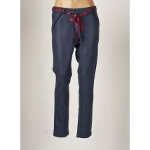 THALASSA - Pantalon droit bleu en polyester pour femme - Taille 40 - Modz