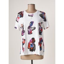 DESIGUAL - T-shirt blanc en coton - Femme - Taille 36 - Modz