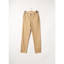 BRANDTEX - Pantalon chino beige en coton - Femme - Taille 36 - Modz