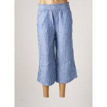 STREET ONE - Pantacourt bleu en lin pour femme - Taille 38 - Modz