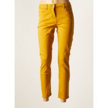 BRANDTEX - Pantalon 7/8 jaune en coton pour femme - Taille 38 - Modz