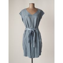 LOLA ESPELETA - Robe mi-longue bleu en cuppro - Femme - Taille 36 - Modz