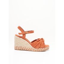 VANESSA WU - Espadrilles orange en textile - Femme - Taille 41 - Modz