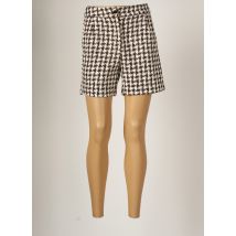 VERO MODA - Short marron en polyester - Femme - Taille 34 - Modz