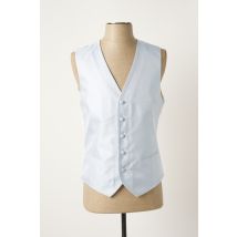 GRÈGE - Gilet sans manche bleu en soie - Homme - Taille M - Modz