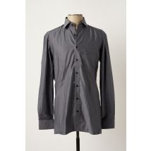 OLYMP - Chemise manches longues gris en coton - Homme - Taille S - Modz