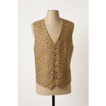 GREGE CREATION - Gilet sans manche jaune en lin - Homme - Taille XL - Modz