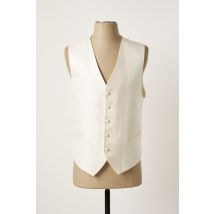 JEAN DE SEY - Gilet sans manche beige en soie - Homme - Taille XL - Modz