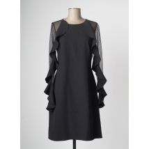 PAUL BRIAL - Robe mi-longue noir en polyester - Femme - Taille 36 - Modz