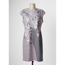 PAUL BRIAL - Robe mi-longue gris en viscose - Femme - Taille 40 - Modz