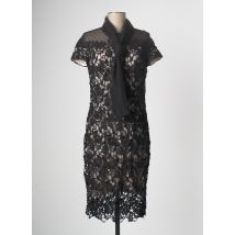 PAUL BRIAL - Robe mi-longue noir en polyester - Femme - Taille 36 - Modz