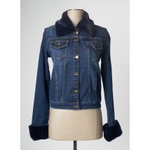 PAUL BRIAL - Veste en jean bleu en coton - Femme - Taille 36 - Modz
