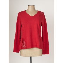 MALOKA - Pull rouge en polyester - Femme - Taille 38 - Modz