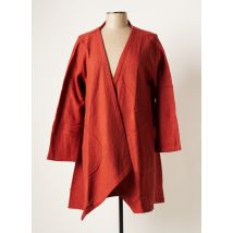 G!OZE - Gilet manches longues orange en viscose - Femme - Taille 42 - Modz