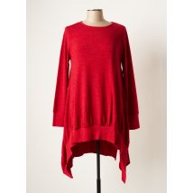 MALOKA - Robe pull rouge en polyester - Femme - Taille 40 - Modz