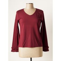 PAUL BRIAL - Polo rouge en viscose - Femme - Taille 40 - Modz