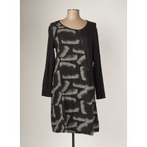 G!OZE - Robe mi-longue noir en viscose - Femme - Taille 42 - Modz