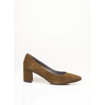 FUGITIVE BY FRANCESCO ROSSI - Escarpins vert en cuir - Femme - Taille 38 - Modz
