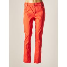 CARLA KOPS - Pantalon slim orange en coton - Femme - Taille 44 - Modz