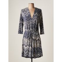 AU SOLEIL DE ST TROPEZ - Robe mi-longue bleu en polyester - Femme - Taille 40 - Modz