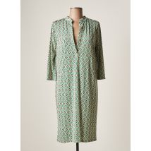 AU SOLEIL DE ST TROPEZ - Robe mi-longue vert en polyester - Femme - Taille 38 - Modz
