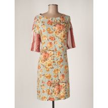 PYAAR - Robe courte bleu en coton - Femme - Taille 40 - Modz