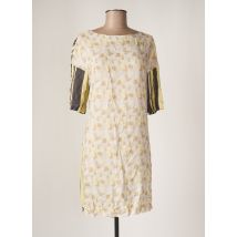 PYAAR - Robe courte jaune en coton - Femme - Taille 38 - Modz