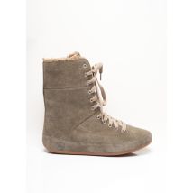 FITFLOP - Bottines/Boots vert en cuir - Femme - Taille 36 - Modz