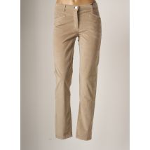 BETTY BARCLAY - Pantalon slim beige en coton pour femme - Taille 42 - Modz