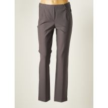 ADELINA BY SCHEITER - Pantalon slim gris en viscose - Femme - Taille 40 - Modz