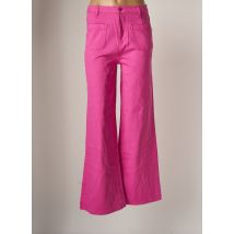 SURKANA - Pantalon flare rose en coton - Femme - Taille 36 - Modz