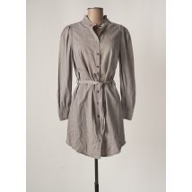 LPB - Robe courte gris en coton - Femme - Taille 40 - Modz