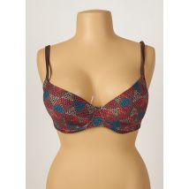 SANS COMPLEXE - Haut de maillot de bain marron en polyamide - Femme - Taille 95E - Modz