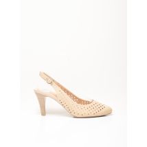 CAPRICE - Escarpins beige en cuir - Femme - Taille TU - Modz