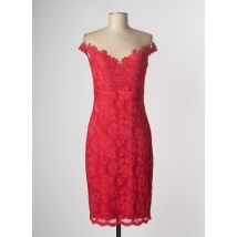 OLVI'S - Robe mi-longue rouge en polyamide - Femme - Taille 40 - Modz