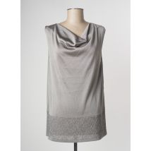 D.EXTERIOR - Top gris en viscose - Femme - Taille 38 - Modz