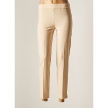 D.EXTERIOR - Pantalon slim beige en polyester - Femme - Taille 34 - Modz