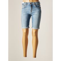 PT TORINO - Bermuda bleu en coton - Femme - Taille W25 - Modz