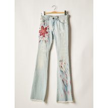 PLEIN SUD - Jean coupe flare bleu en coton - Femme - Taille W38 - Modz