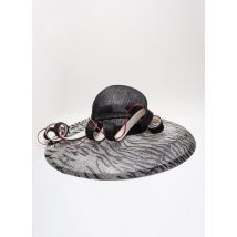 MARZI - Chapeau noir en autre matiere - Femme - Taille TU - Modz