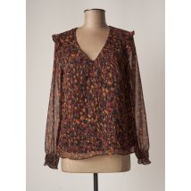 SUD EXPRESS - Blouse marron en polyester - Femme - Taille 34 - Modz