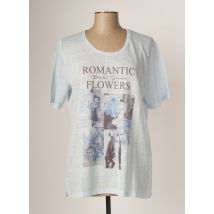 LEAH CURVE - Top bleu en polyester - Femme - Taille 46 - Modz