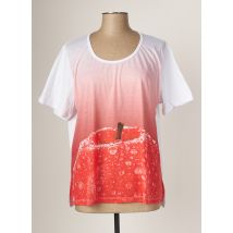 SOPHIA CURVY - T-shirt blanc en coton - Femme - Taille 58 - Modz