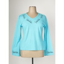 FASHION JUNKIE - T-shirt bleu en coton - Fille - Taille TU - Modz