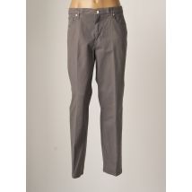 SOPHIA CURVY - Pantalon slim gris en coton - Femme - Taille 50 - Modz