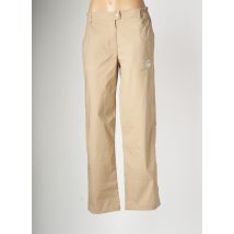 AHORN - Pantalon droit beige en polyamide - Femme - Taille 40 - Modz