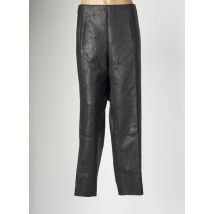 MONA LISA - Pantalon slim noir en polyester - Femme - Taille 62 - Modz