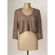 DORIS STREICH - Boléro gris en polyester - Femme - Taille 58 - Modz